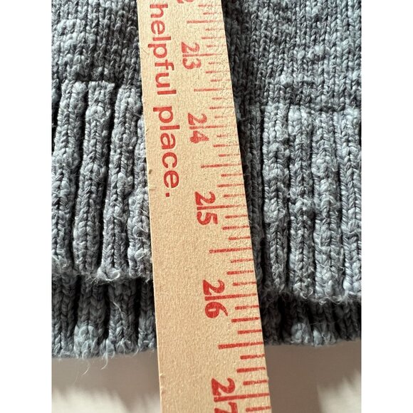 LL Bean blue pink fair isle rollneck slub sweater M preppy classic collegiate - Picture 8 of 10